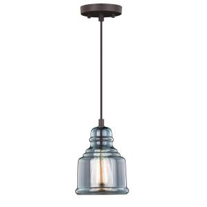 Millie 1-Light Mini Pendant in Farmhouse and Bell Style 8.25 Inches Tall and 6 Inches Wide