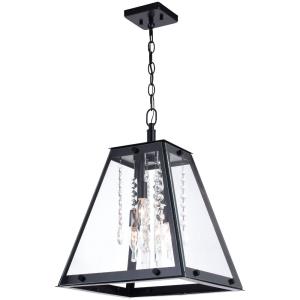 Tremont 4-Light Pendant in Industrial and Lantern Style 20.25 Inches Tall and 15 Inches Wide