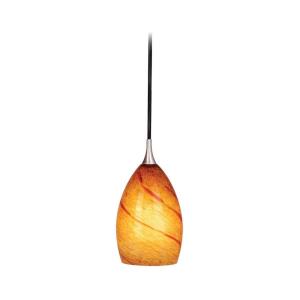 Milano 1-Light Mini Pendant in Transitional and Bell Style 8.5 Inches Tall and 4.25 Inches Wide