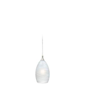 Milano 1-Light Mini Pendant in Transitional and Bell Style 8.25 Inches Tall and 4.5 Inches Wide