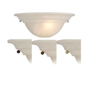 Babylon 1-Light Wall Sconce in Transitional and Half Moon Style 5 Inches Tall and 13 Inches Wide