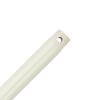 24 Inch Down Rod Length - White Finish