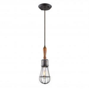 Arden - 5.51 Inch 4W 1 LED Pendant with Wood