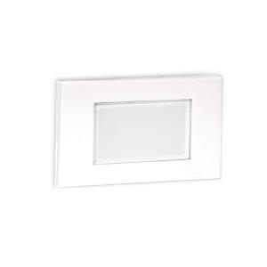 12V 2W 2700K 1 LED Diffused Step/Wall Light in Contemporary Style-5 Inches Wide by 3.13 Inches High
