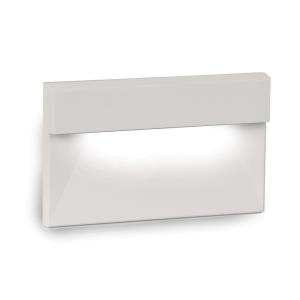 12V 2W Amber 1 LED Horizontal LED Low Voltage Step/Wall Light in Contemporary Style-5 Inches Wide by 3.13 Inches High