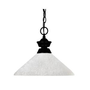 Shark - 1 Light Pendant in Billiard Style - 14 Inches Wide by 11 Inches High