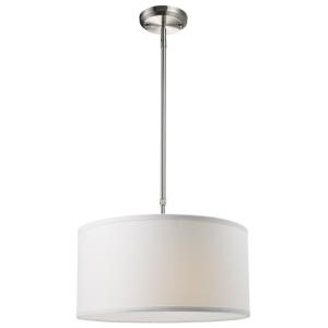 Albion - 3 Light Pendant in Metropolitan Style - 16 Inches Wide by 8 Inches High