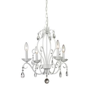 Princess - 4 Light Mini Chandelier in Metropolitan Style - 17.13 Inches Wide by 20.63 Inches High