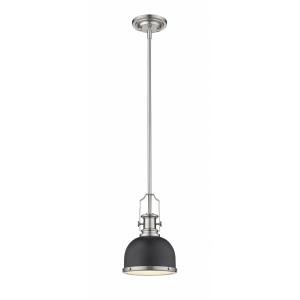 Melange - 1 Light Mini Pendant in Restoration Style - 8.25 Inches Wide by 11.75 Inches High