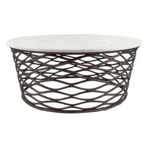 Queen - Coffee Table In Modern Style-15 Inches Tall and 36.2 Inches Wide