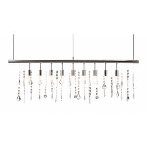 Shooting Stars - 9 Light Pendant In Modern Style-126 Inches Tall and 47.4 Inches Wide