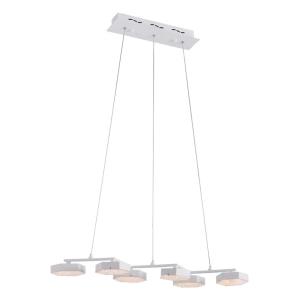 Dunk - 216W 6 LED Pendant In Mid-Century Modern Style-43.3 Inches Tall and 29.5 Inches Wide