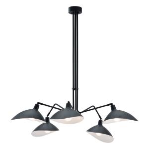 Desden - 5 Light Chandelier In Modern Style-43.3 Inches Tall and 47.2 Inches Wide